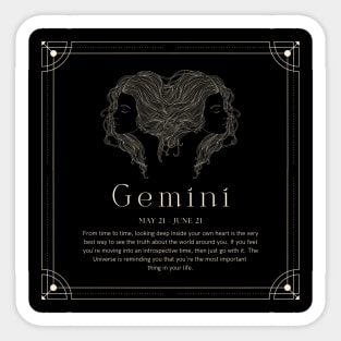 Gemini Sticker